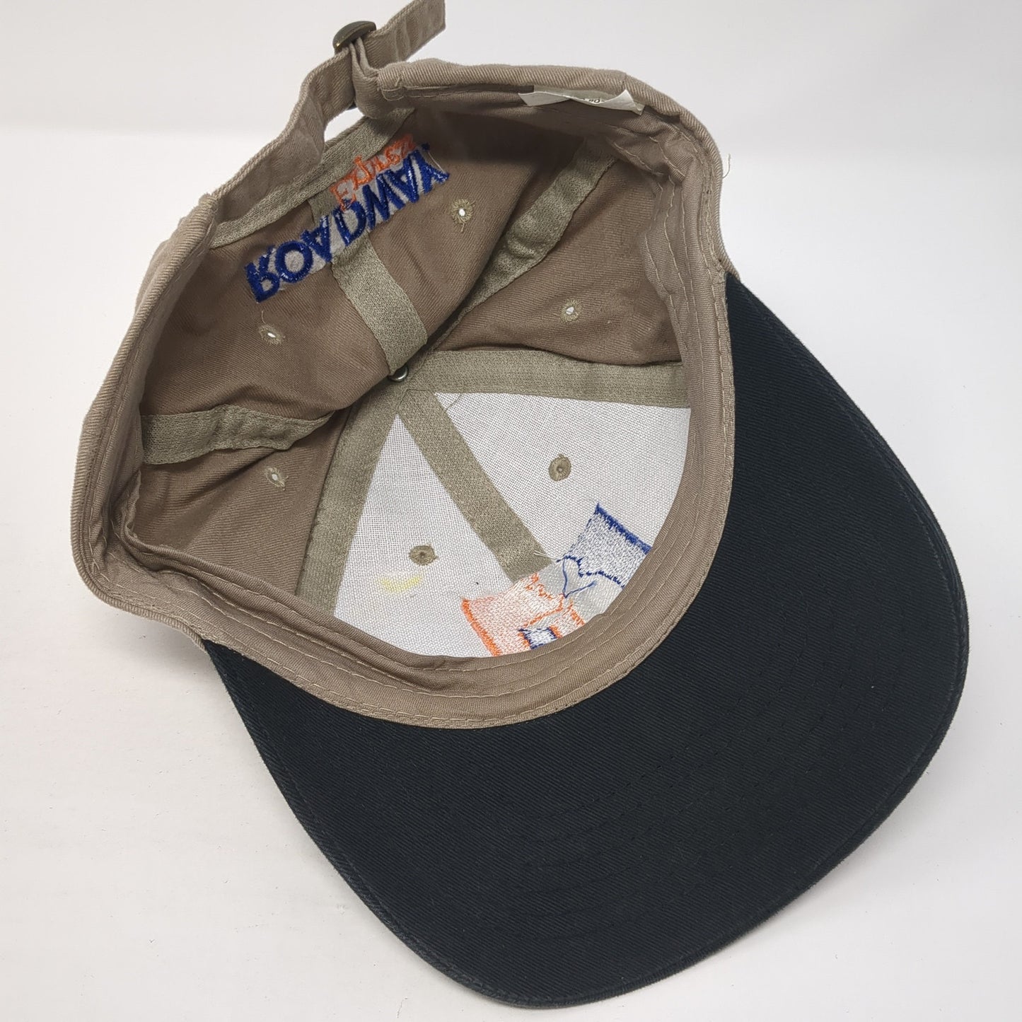 Roadway Express Slideback Hat Brown One Size Adjustable Colorblock