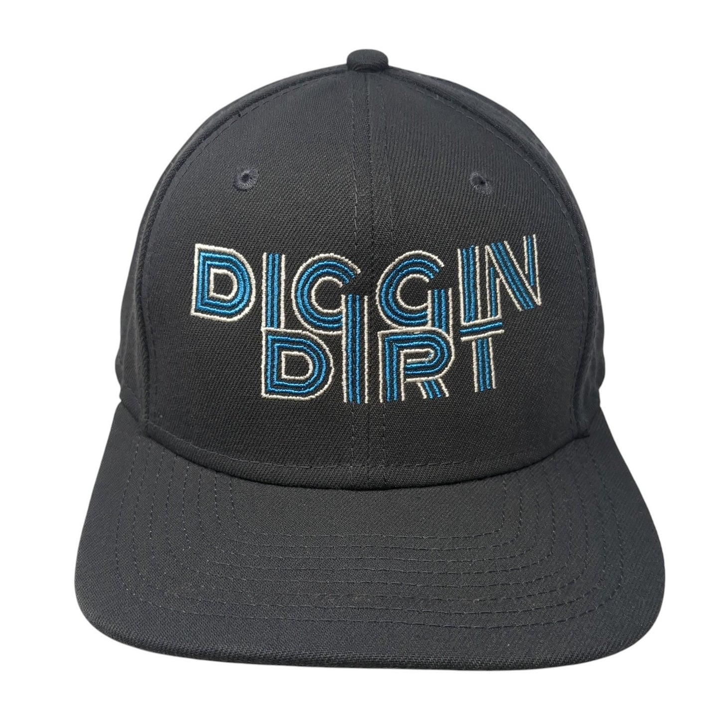 Diggin Dirt Snapback Hat Gray One Size Adjustable Embroidered 9Fifty New Era