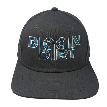 Diggin Dirt Snapback Hat Gray One Size Adjustable Embroidered 9Fifty New Era