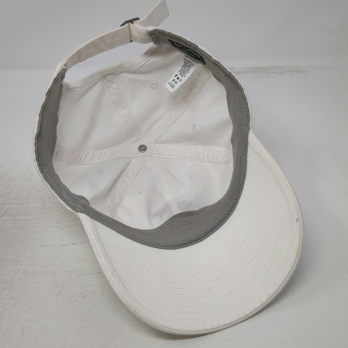 Washington State Cougars NCAA Nike White One Size Heritage86 Slideback Cap Hat