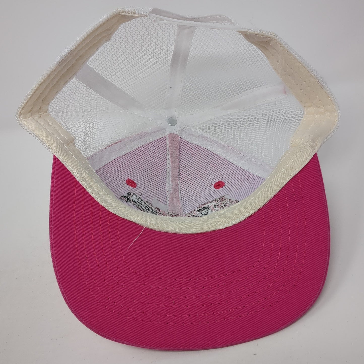 Sweet Revenge Strapback Trucker Hat Pink OS Adjustable Embroidered Mesh Back