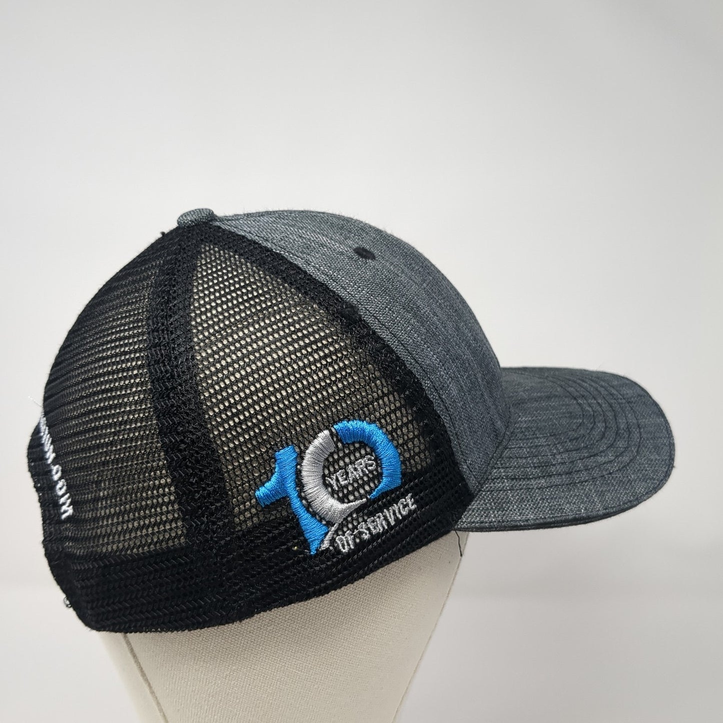 Elite Restoration Snapback Mesh Back Trucker Hat Gray One Size Adjustable