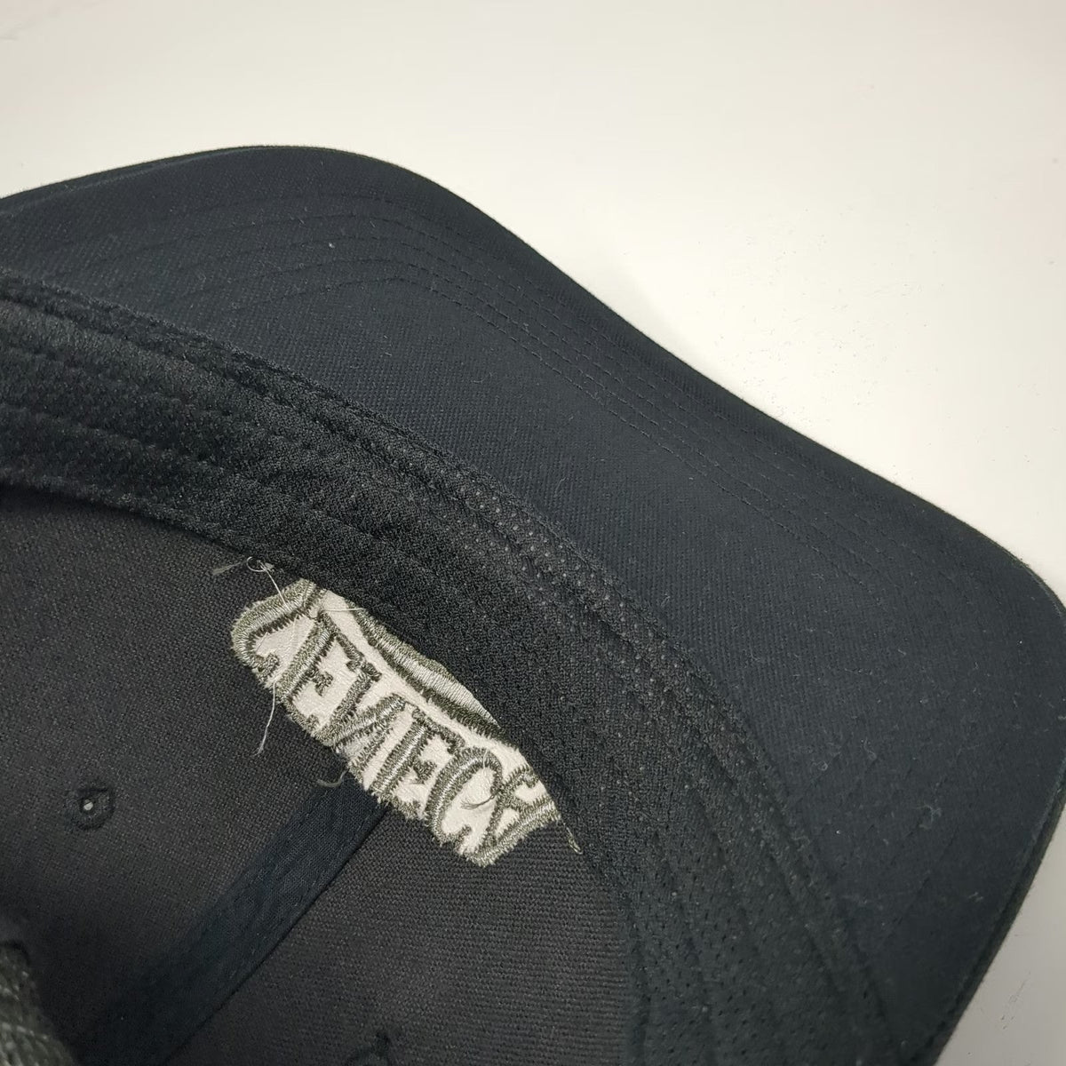 Carhartt Seneca Foods Black Trucker Hat One Size Mesh Snapback Corporate Logo