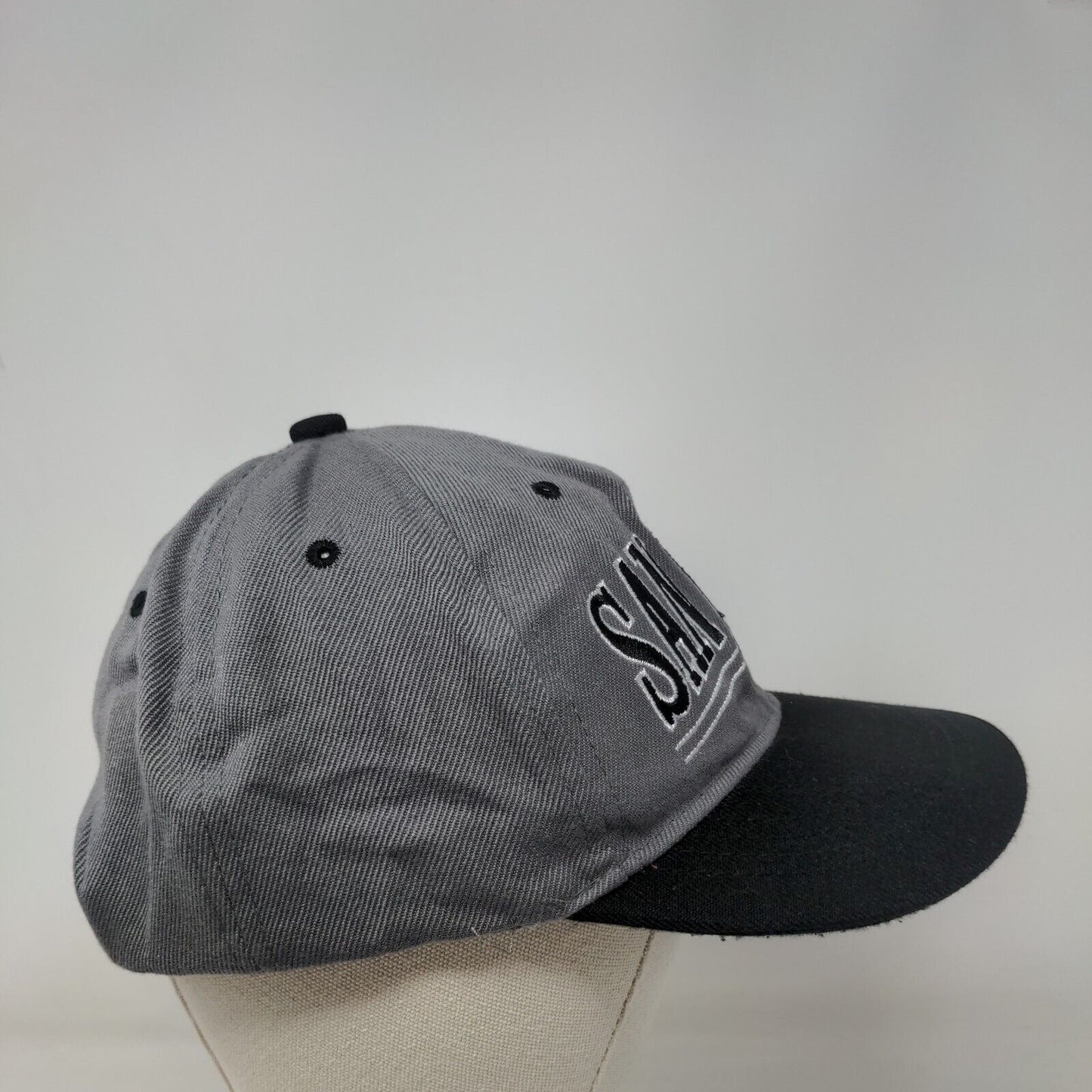 San Diego Snapback Hat Gray One Size Embroidered Adjustable Colorblock