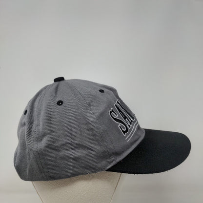 San Diego Snapback Hat Gray One Size Embroidered Adjustable Colorblock