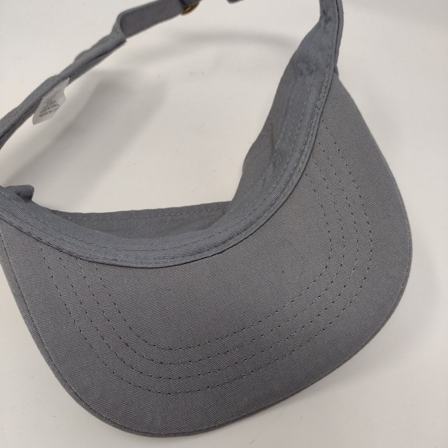 Unbranded Sun Visor Hat Gray OSFA Adjustable Lightweight Outdoor Blank