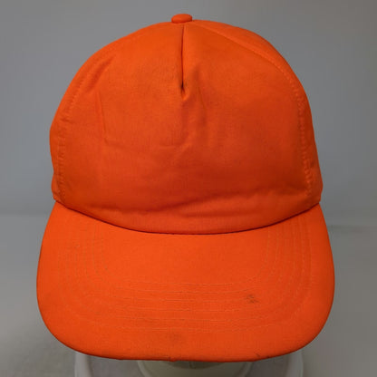 Winchester 5 Panel Orange One Size Hunting Safety Blaze Blank Hat Slideback