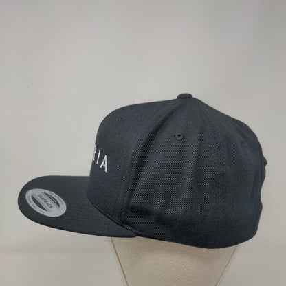 Suforia Snapback Hat Black One Size Embroidered The Classics Yupoong