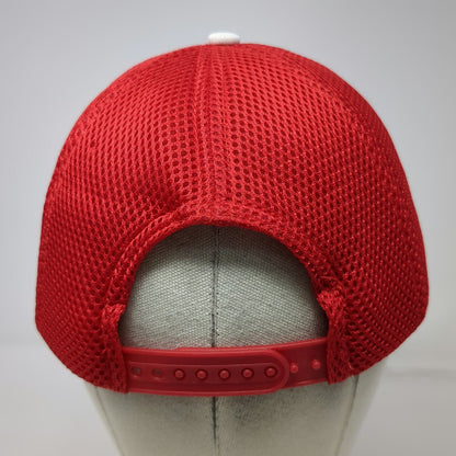 Headsweats Trucker Hat Red One Size Team Run Boise Mesh Snapback Polyester