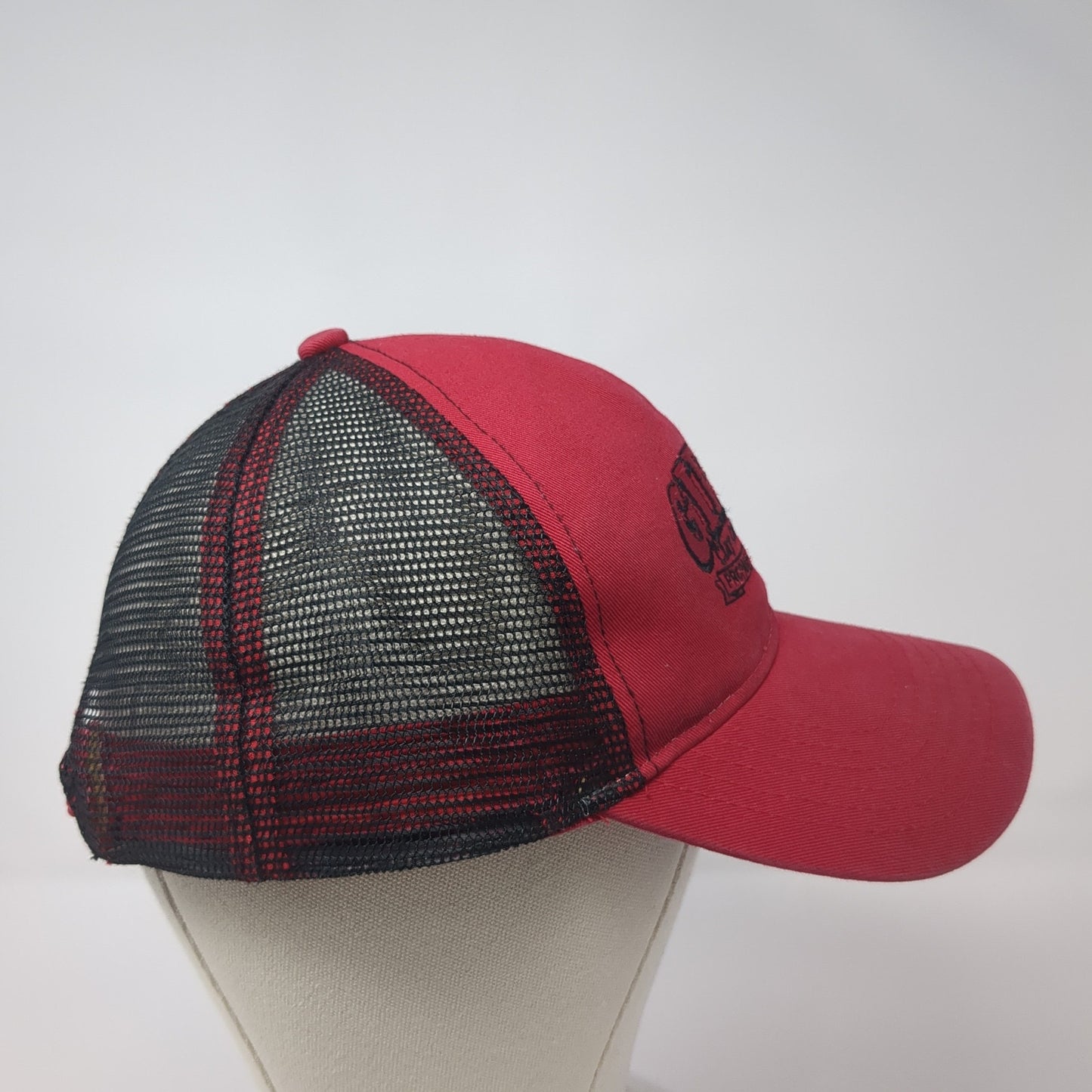 Girton Propane Services Snapback Trucker Hat Red One Size Mesh Back