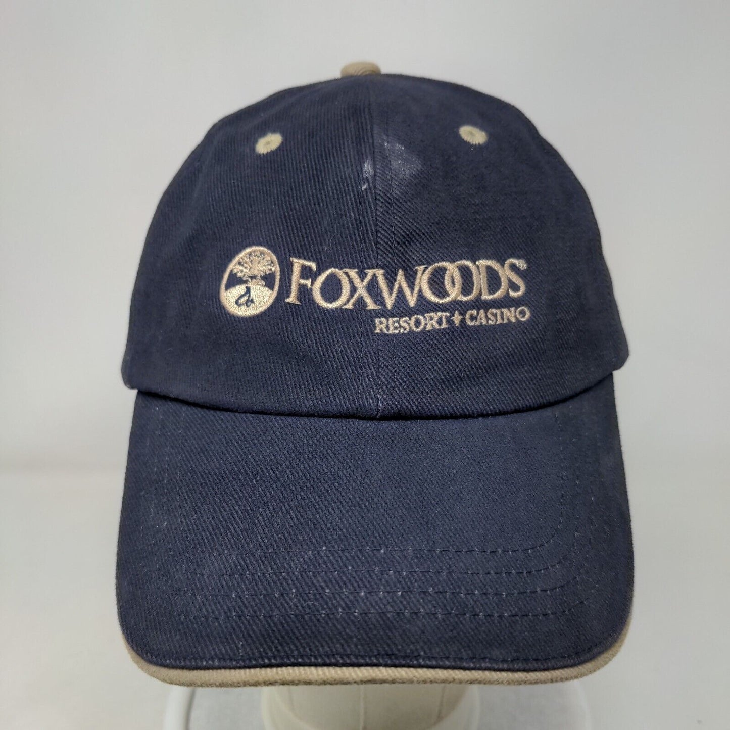 Foxwoods Resort Casino Slideback Hat Blue One Size Embroidered 6 Panel