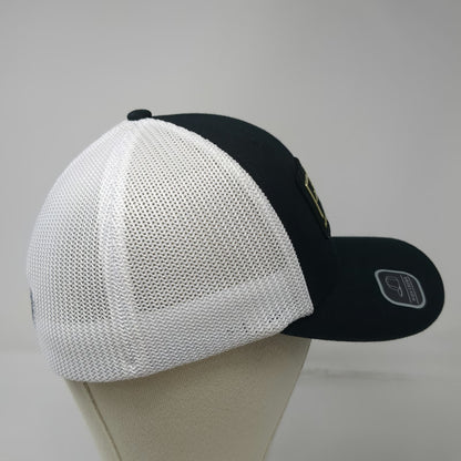 Columbia Baseball Cap Black M Mesh Back High Crown PFG Performance Fishing Hat