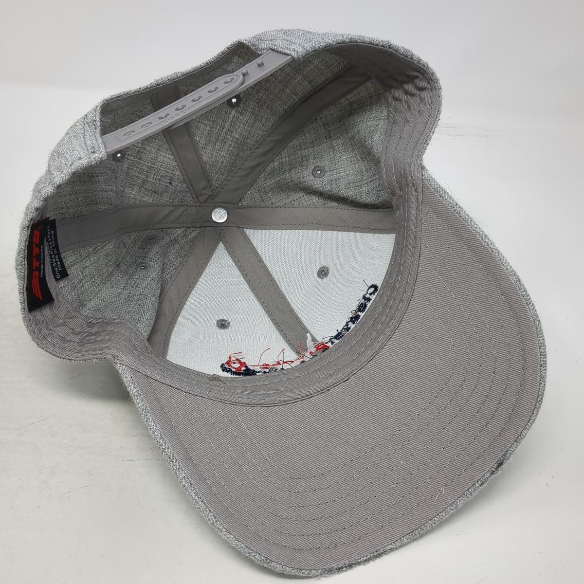 Otto Snapback Hat Gray One Size CleaverBrooks Sales & Service Logo Wool Blend