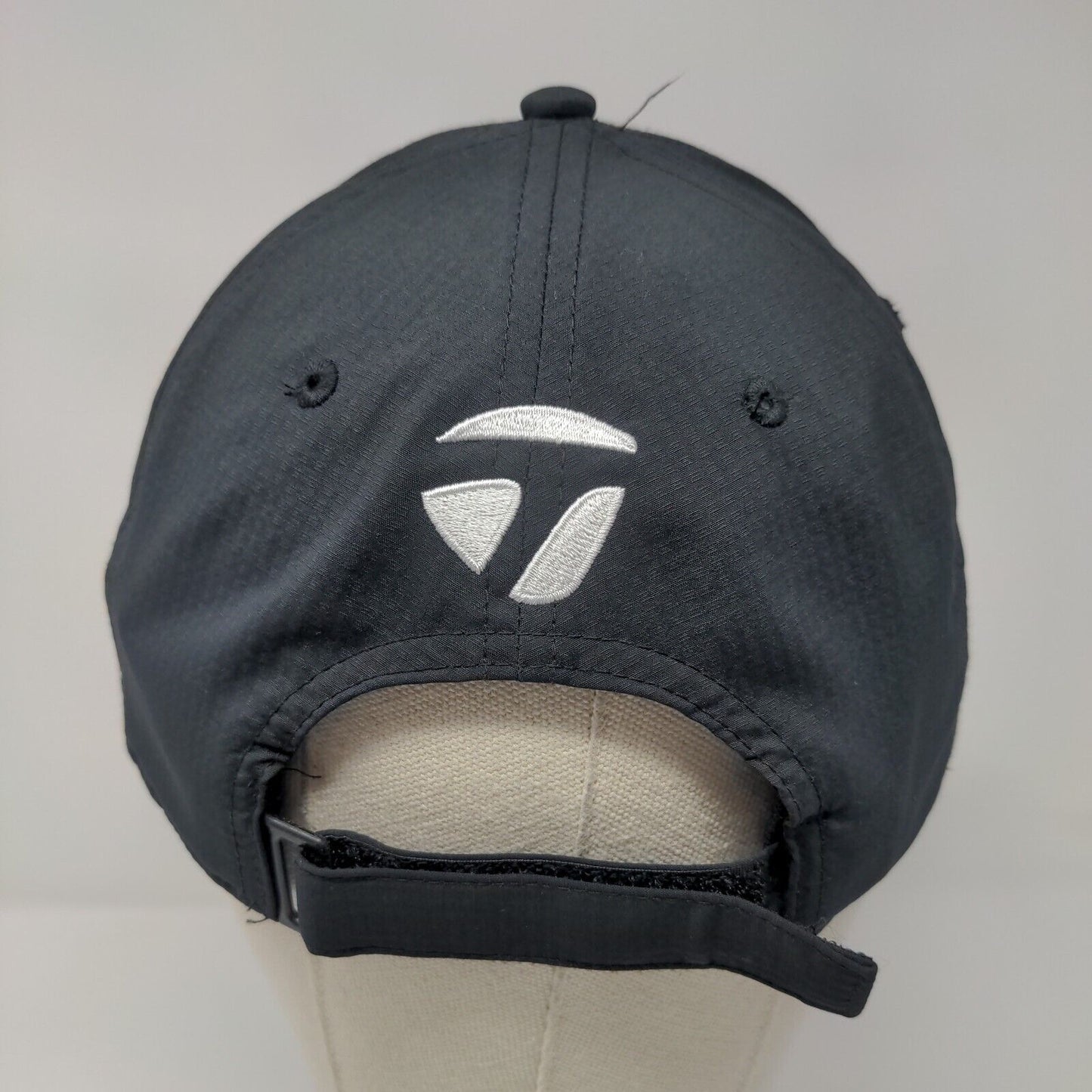 TaylorMade Strapback Golf Hat Black OSFA Adjustable Embroidered Body Armor