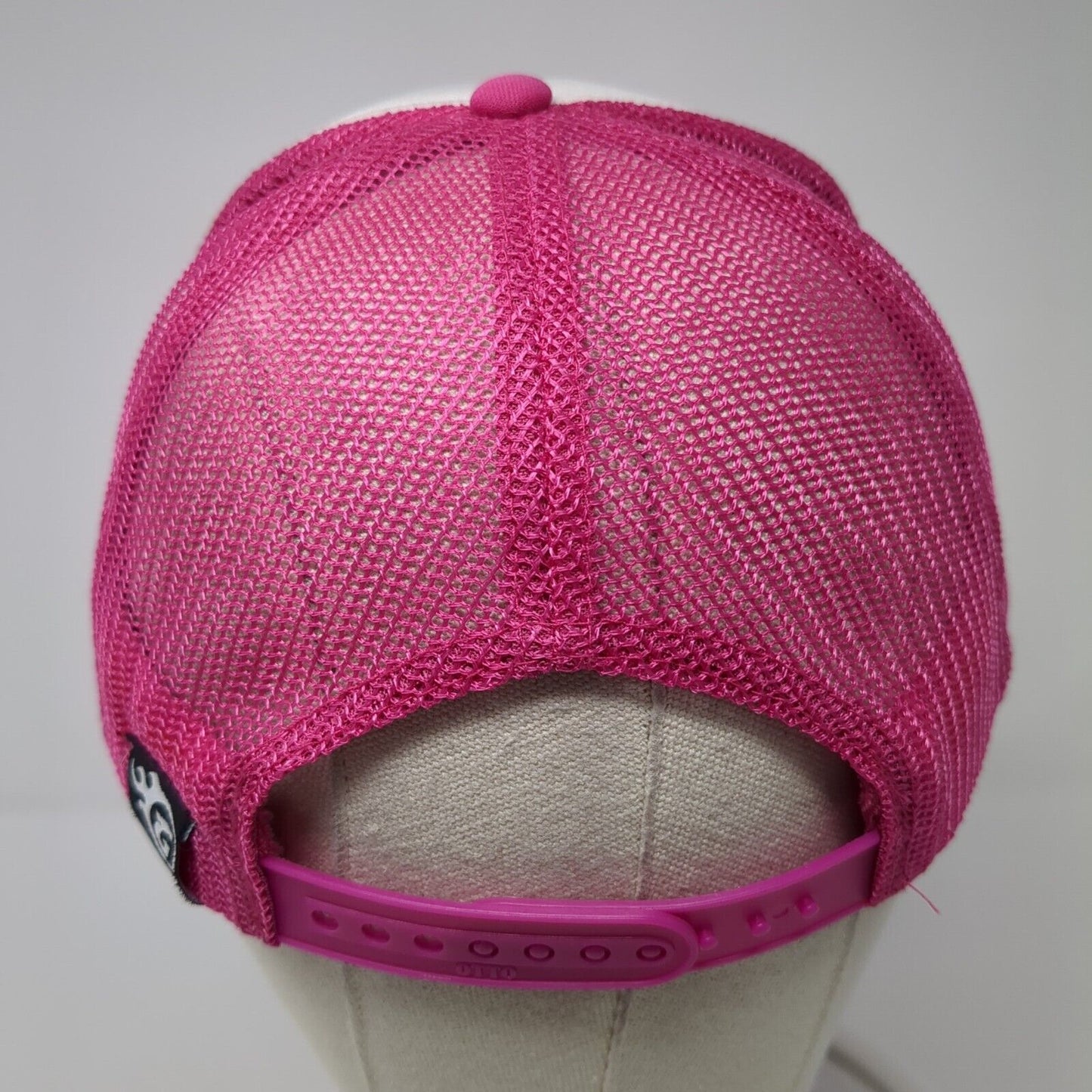 From Georgetown With Love Snapback Rope Trucker Hat Pink One Size