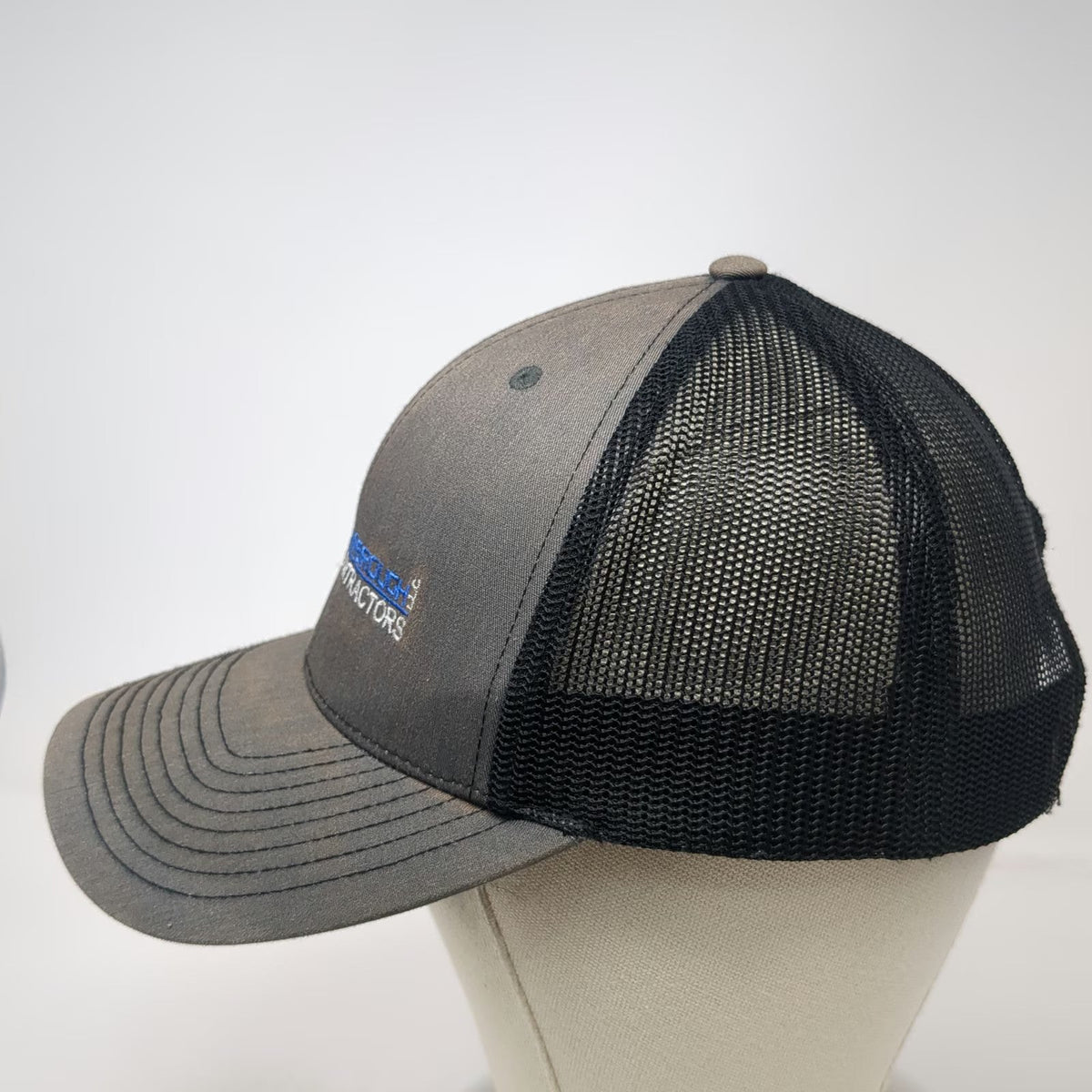 Richardson Trucker Hat Gray One Size F.S. Scarbrough Civil Contractors Snapback