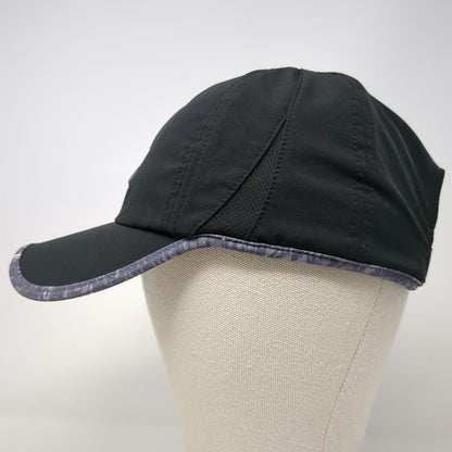 Adidas Baseball Cap Black OSFM Performance ClimaCool Graphic Brim Strapback Hat