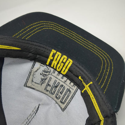 FRGD Forged Irish Stout 5 Panel Black OS Hat Strapback Dublin Ireland