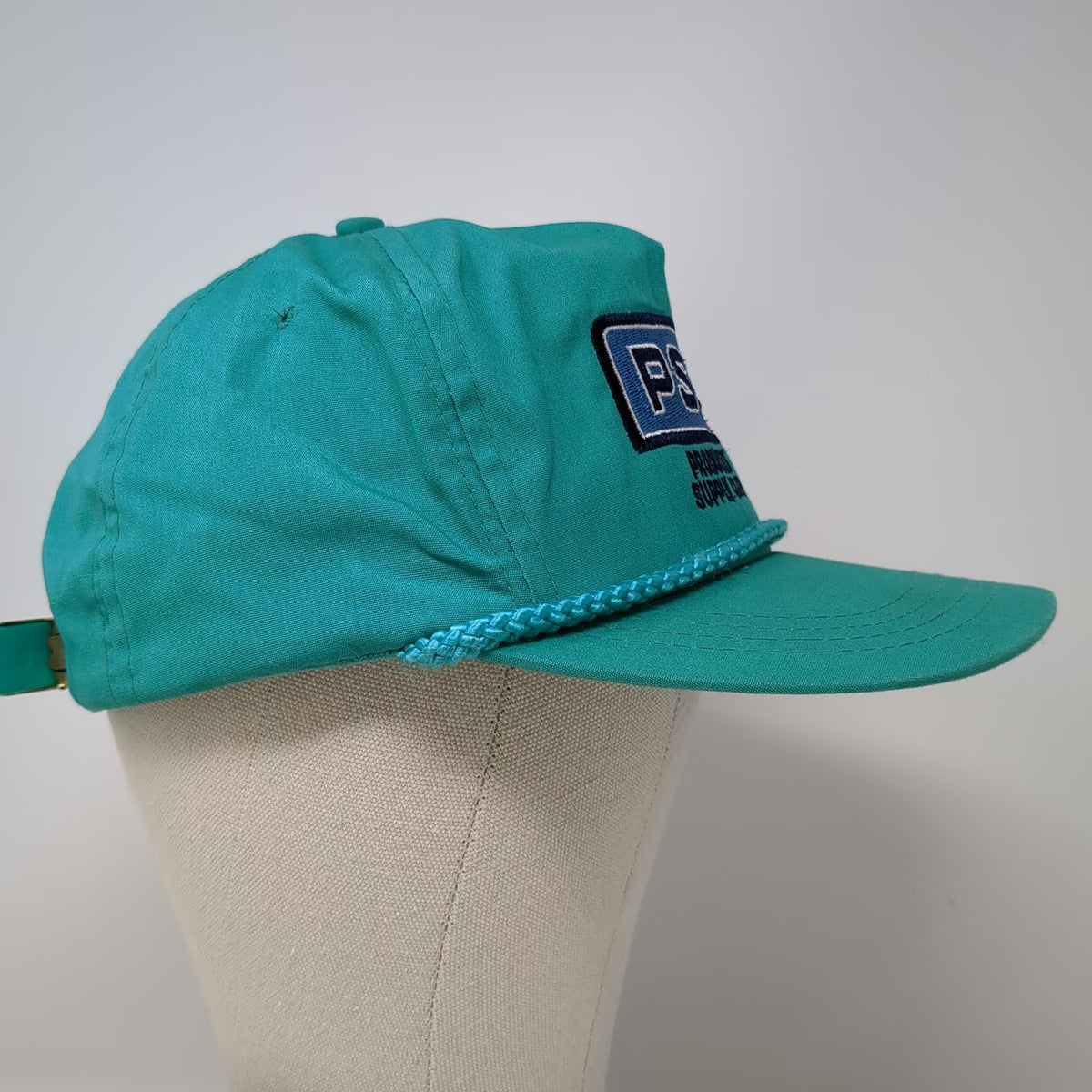 Sportcap 5 Panel Blue One Size Hat Producers Supply Co-Op PSC Rope Strapback