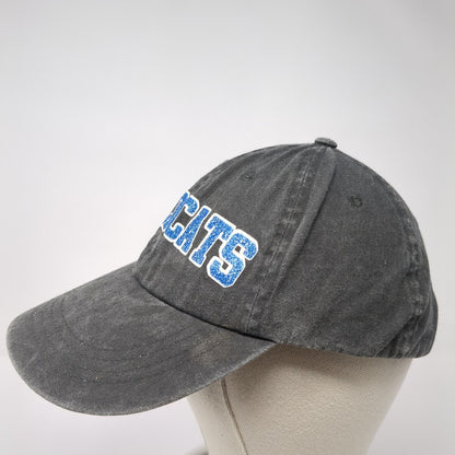 Wildcats Cheer Slideback Hat Gray One Size Adjustable Anvil 6 Panel