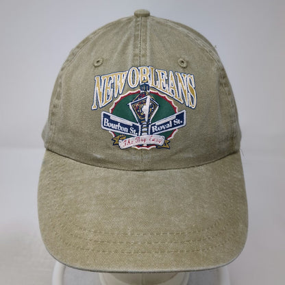 Falcon Baseball Cap Brown One Size New Orleans Bourbon Royal St The Big Easy Hat