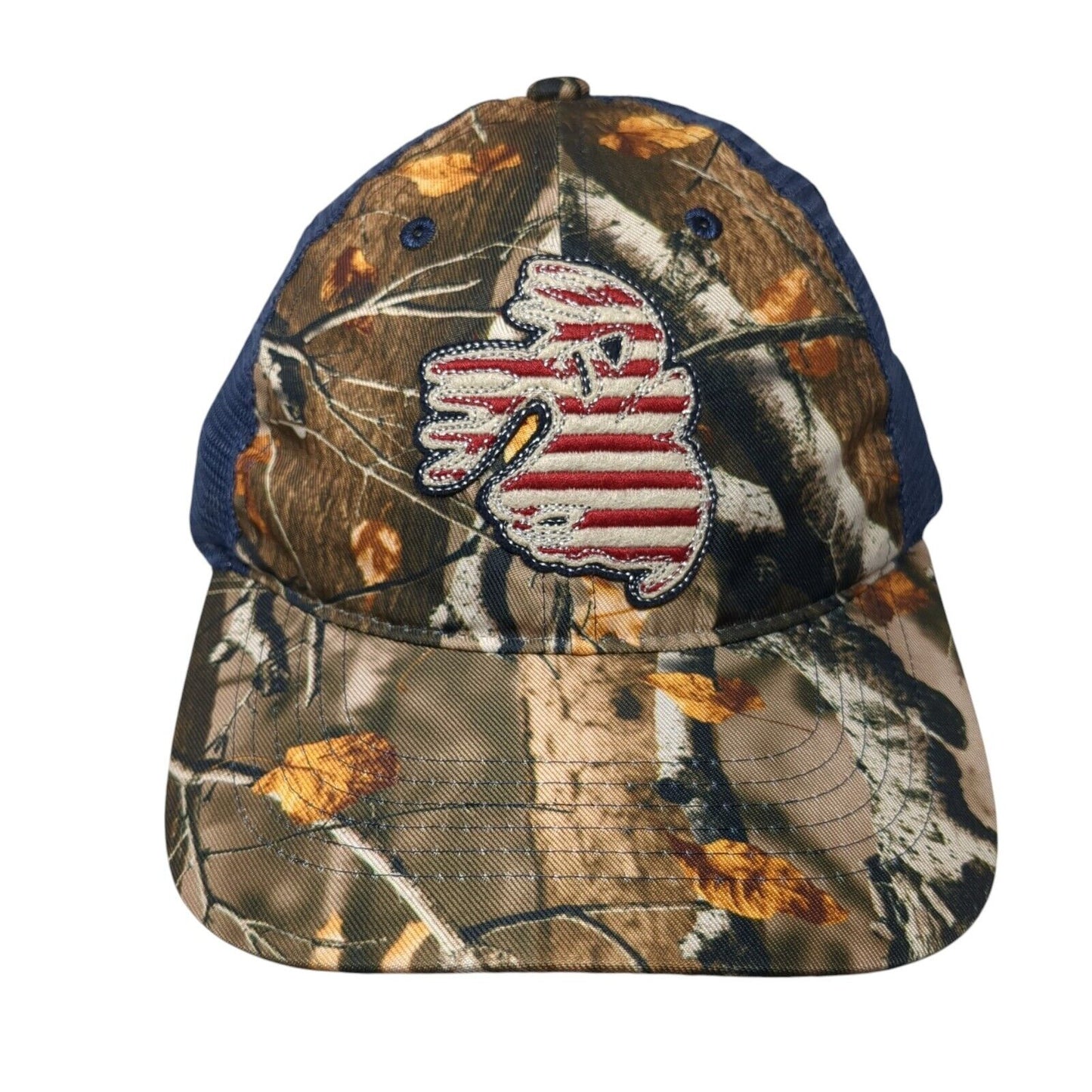 Legendary Whitetails Snapback Trucker Hat Camo One Size Mesh Back