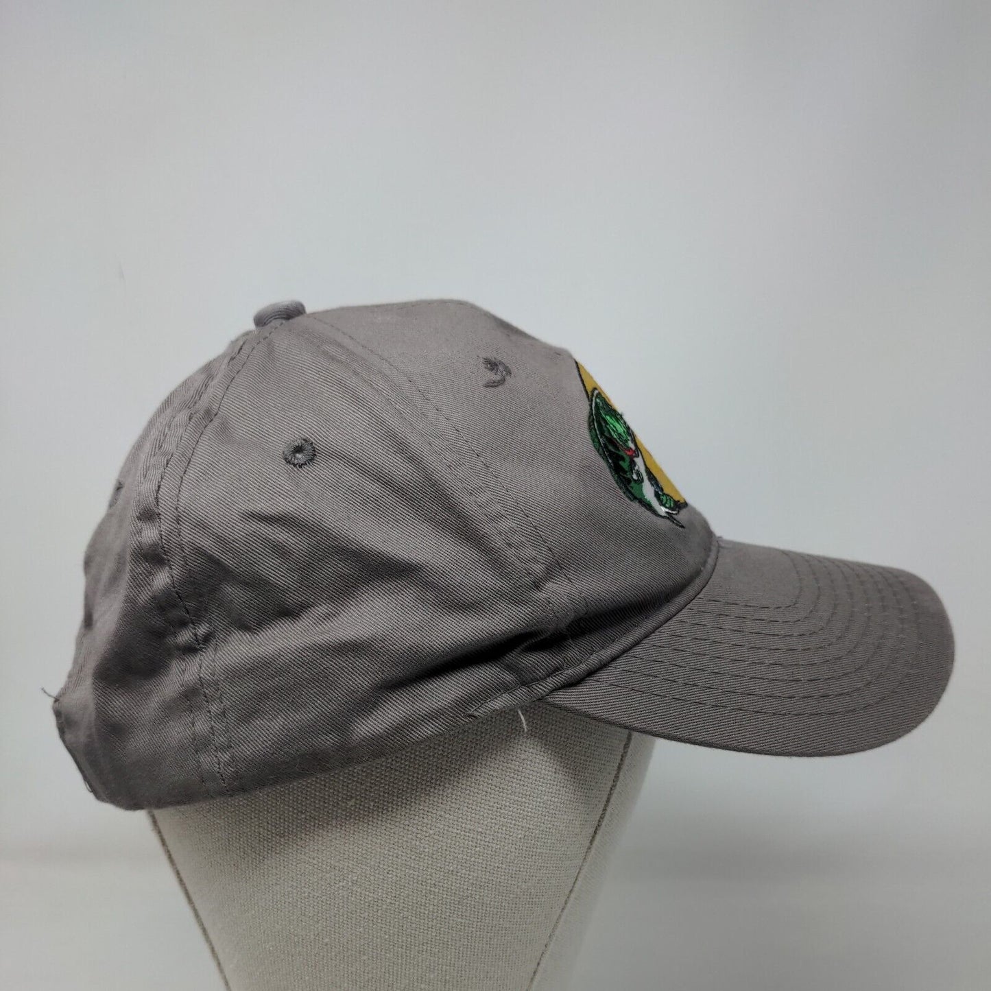 Bass Pro Shops Snapback Hat Gray OSFM Embroidered Gone Fishing