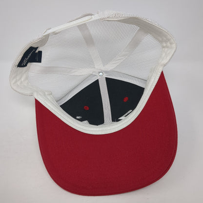 ZOA Energy Trucker Hat Red One Size Adjustable Mesh Back Port Authority