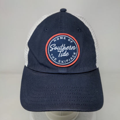Southern Tide Snapback Trucker Hat Blue One Size Home Of The Skipjack