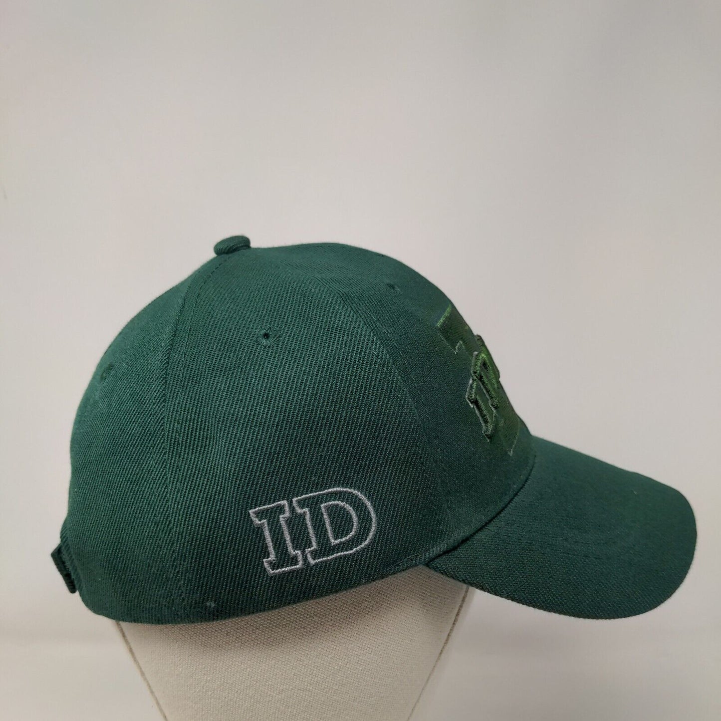 Idaho Established 1890 Strapback Hat Green 59cm Adjustable Embroidered Polyester