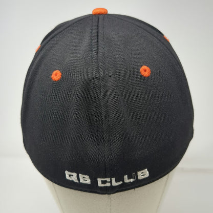 Idaho State Bengals NCAA The Game Cap Black Orange Gray Hat S Fitted QB Club 28