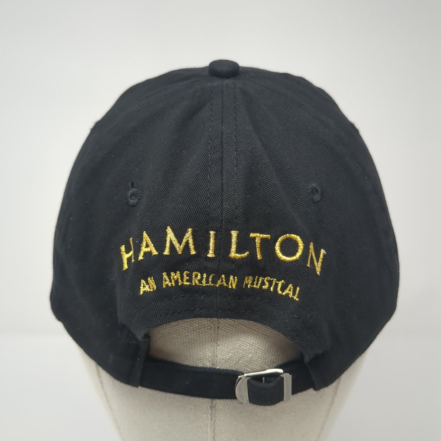 Hamilton An American Musical Slideback Hat Black One Size Adjustable