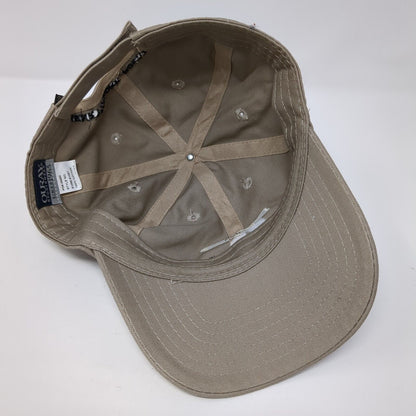 HFF Life Member Strapback Hat Tan One Size Embroidered 6 Panel Ouray