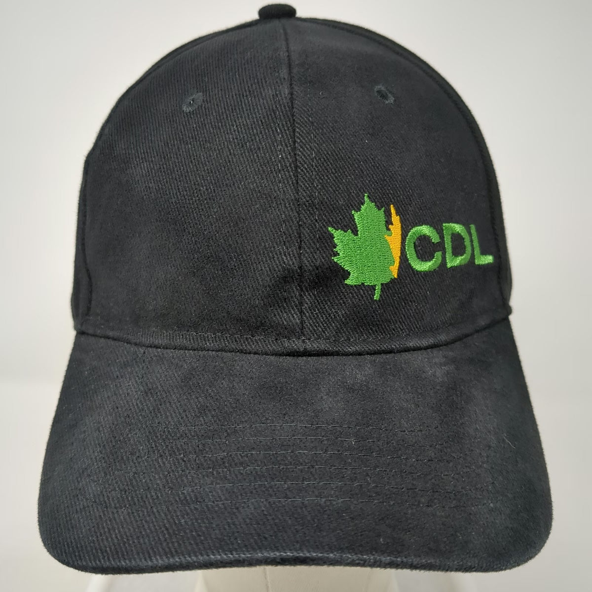 Baseball Cap Black One Size CDL Maple Sugaring Equipment Logo Strapback Hat