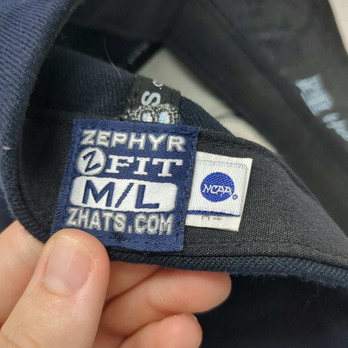 Zephyr North Carolina Tar Heels NCAA Cap Blue L Kanji Fitted Footprint Hat