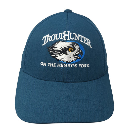 TroutHunter On The Henry's Fork Strapback Hat Blue One Size Imperial