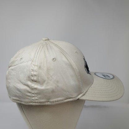 Era Baseball Cap Beige Blue M Hat Structured Stretch Fit DEPATCO Construction