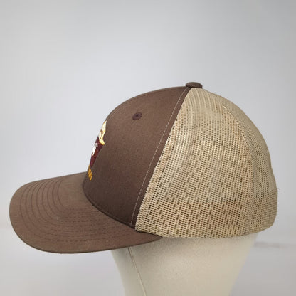 Yupoong Trucker Hat Brown One Size Smokey Bear Only You Mesh Snapback Embroidery