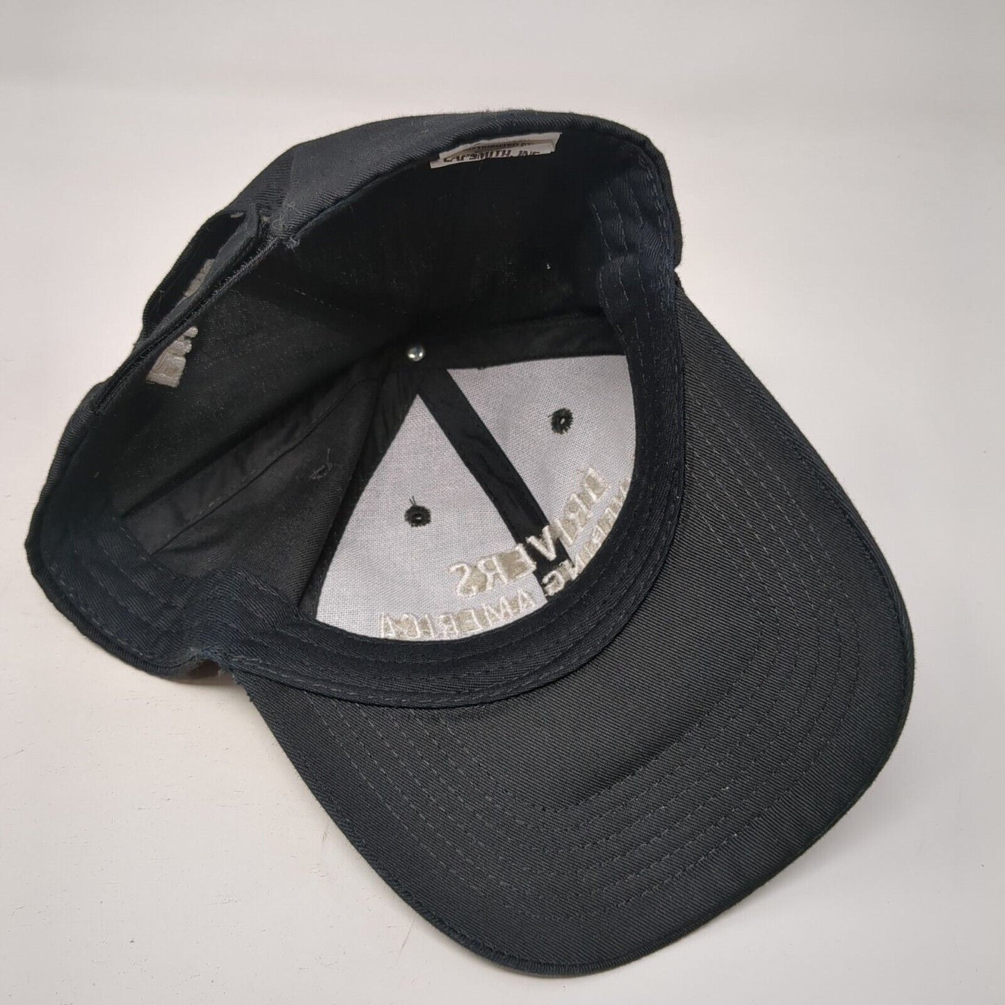 Drivers Delivering America One Mile At A Time Strapback Hat Black OSFA Capsmith