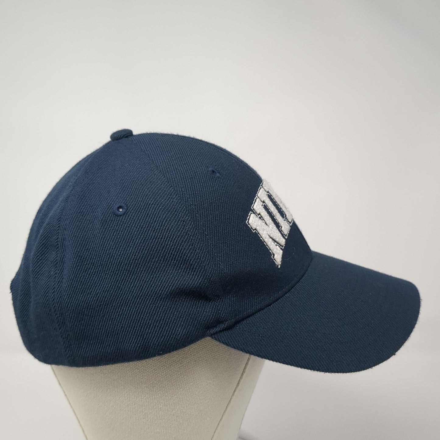 Nike Spell Out Strapback Hat Blue One Size Adjustable Solid Vent Holes