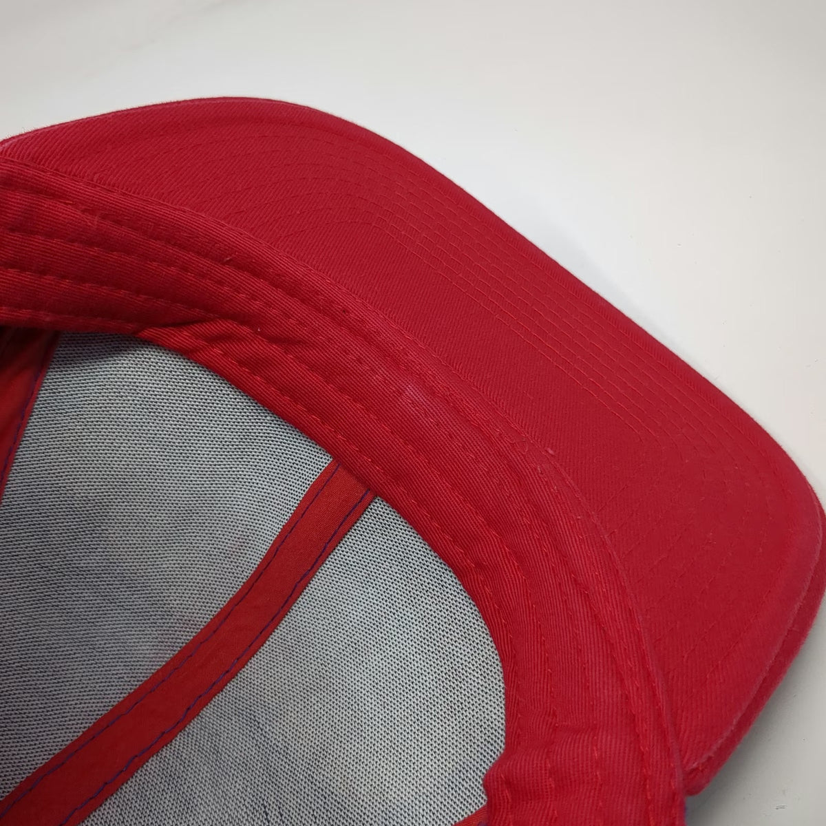 Nintendo Mario Snapback Hat Blue Red One Size Embroidered Character Logo Game
