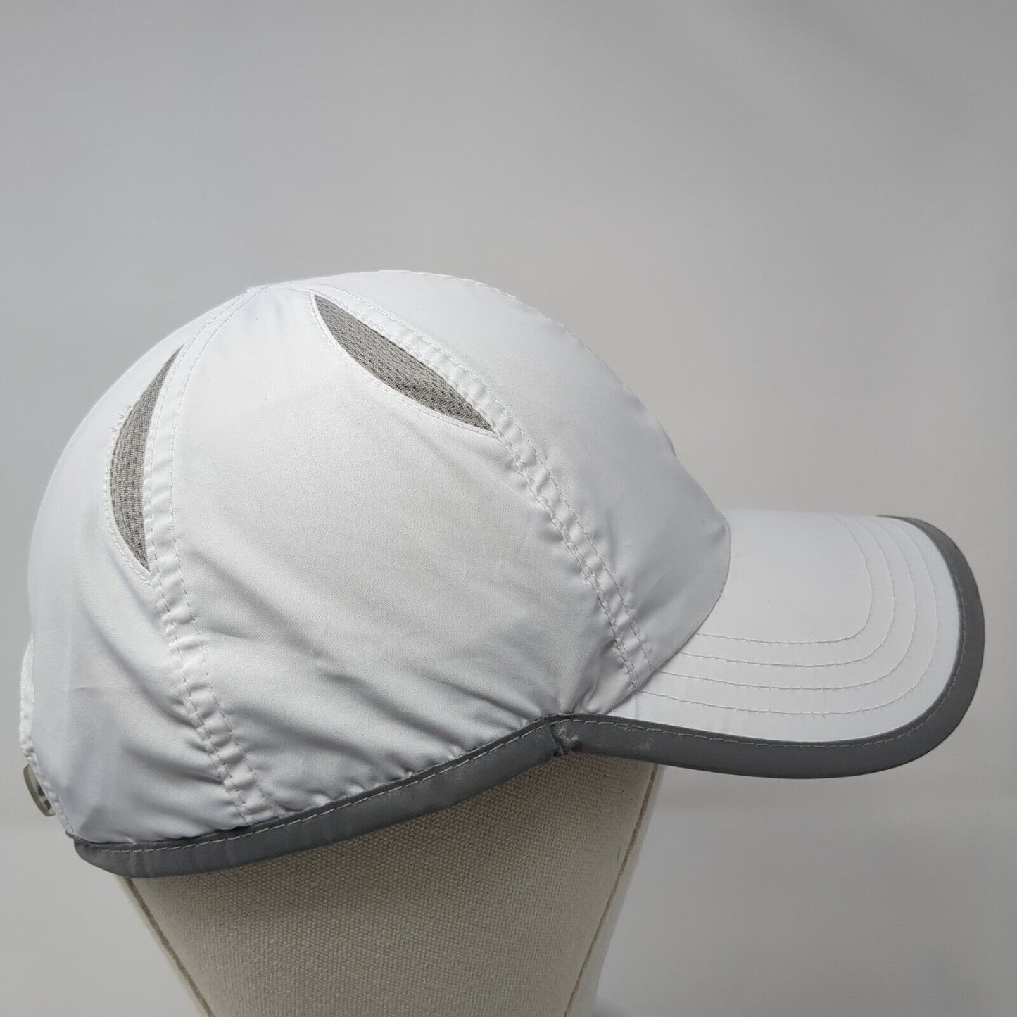 RBX Strapback Hat White One Size Adjustable Lightweight Breathable 6 Panel