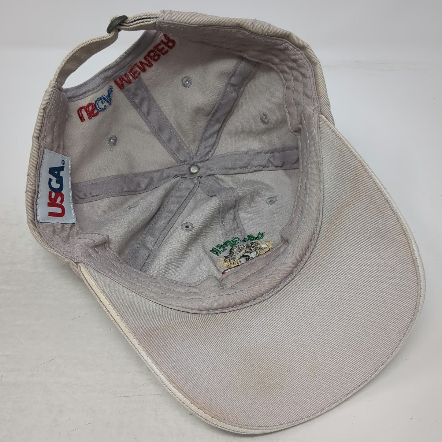 USGA Baseball Cap Gray One Size Slideback Oakmont 2016 US Open Member Golf Hat