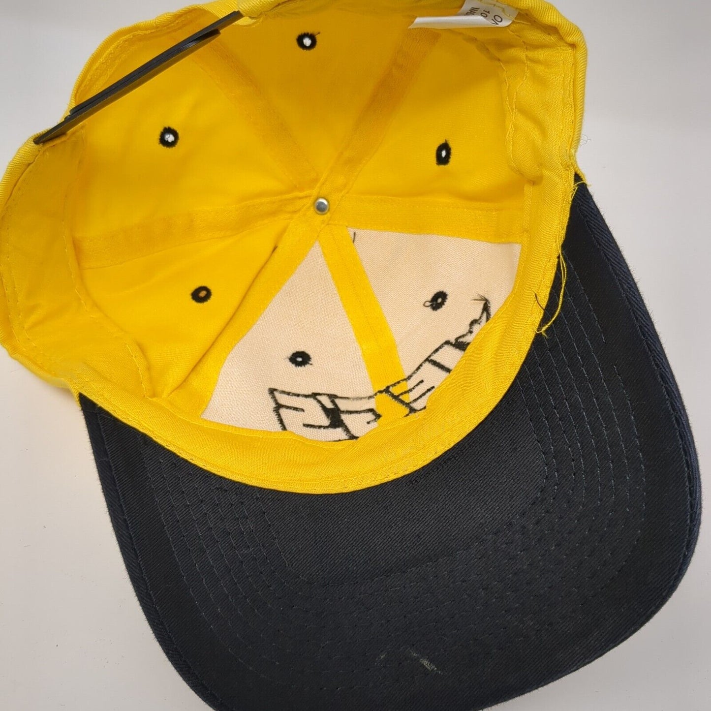 Jeg's High Performance Snapback Hat Yellow OSFA Embroidered Colorblock