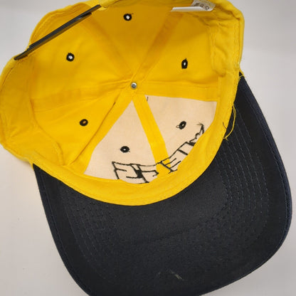 Jeg's High Performance Snapback Hat Yellow OSFA Embroidered Colorblock