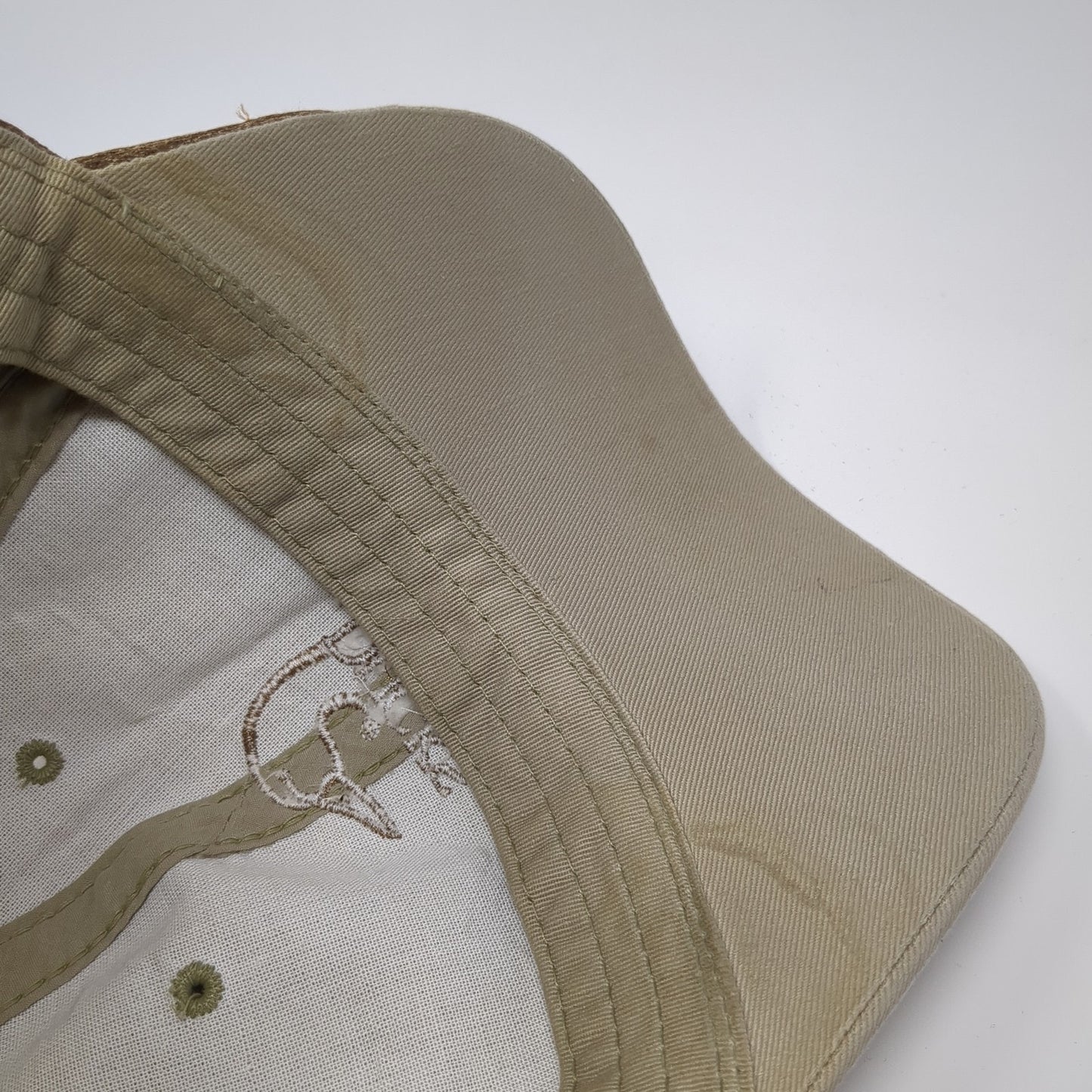 Ducks Unlimited Warrenton Baseball Cap Brown One Size Adjustable Embroidered
