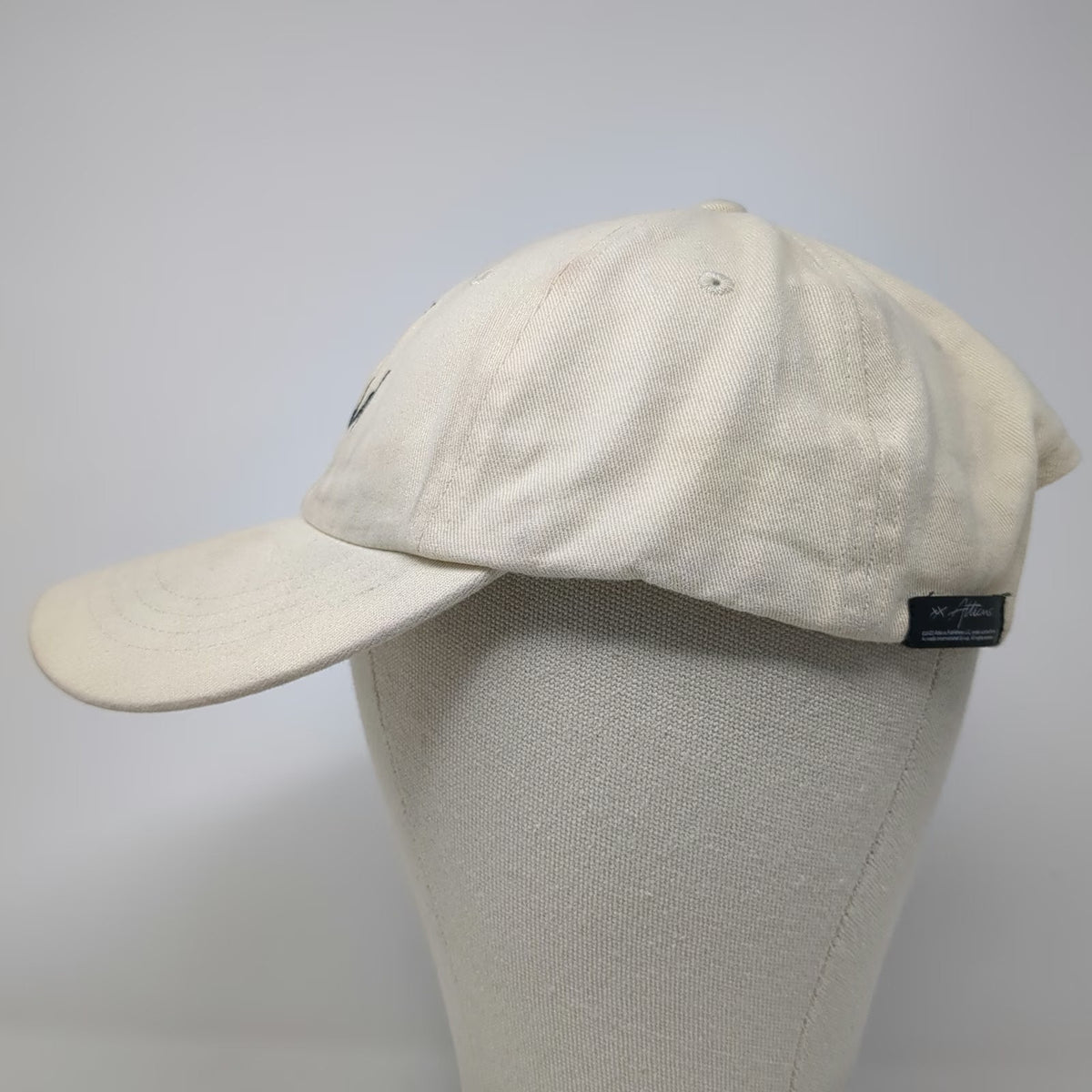 Atticus Baseball Cap Beige One Size Stay Wild Embroidery Slideback Cotton hat