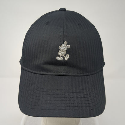 Mickey Mouse Slideback Hat Black One Size Striped Disney Nike Legacy91