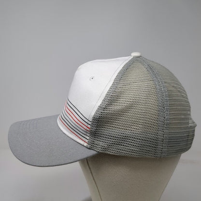 Head to Toe 5 Panel White One Size Trucker Hat TRD Racing Logo Mesh Back Patch