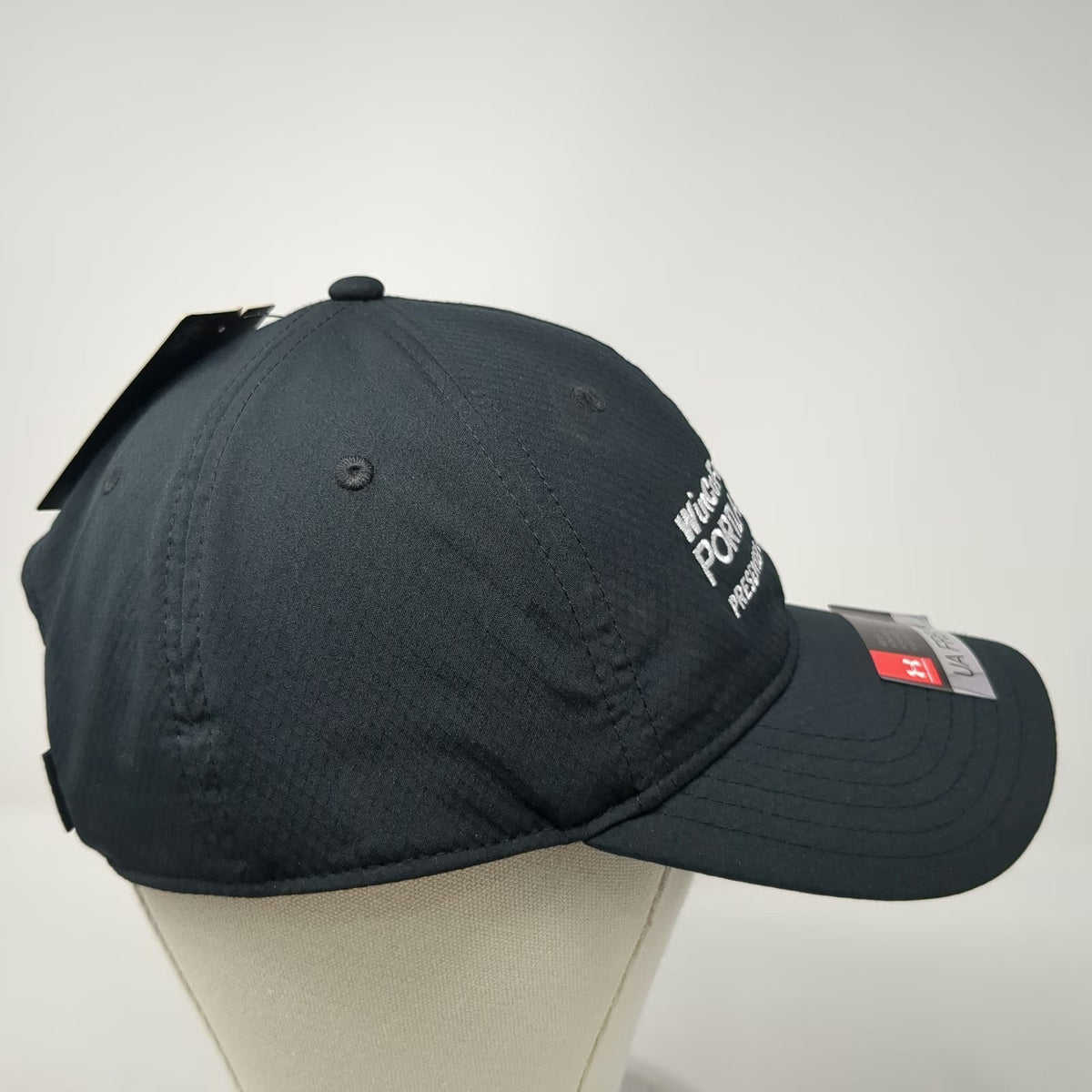 Under Armour Baseball Cap Black One Size WinCo Foods Portland Open Golf Hat Tour